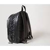 Biker Backpack Black Leather