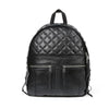 Biker Backpack Black Leather